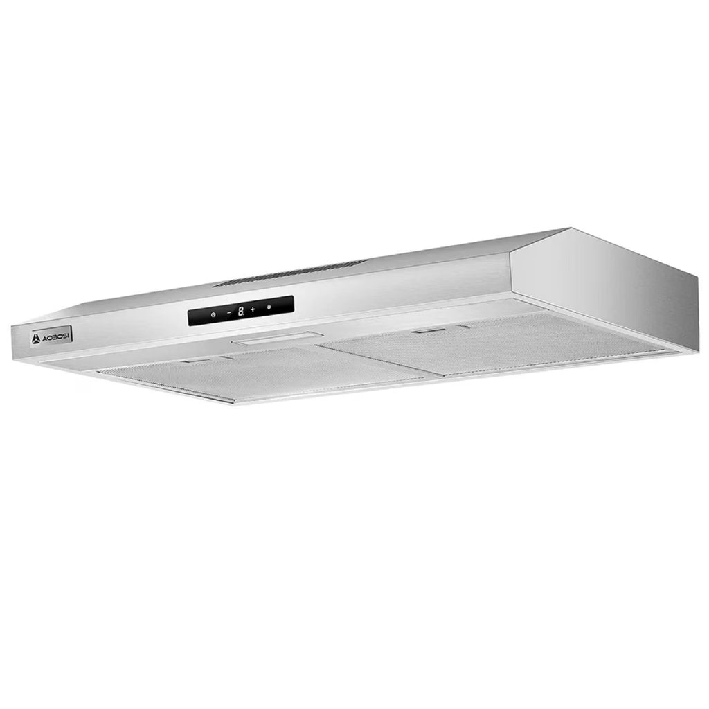 Sunmaki 30 inch Under Cabinet Range Hood with 3  Speed Exhaust Fan, 750CFM Fan Kitchen Stove Vent, Push Button