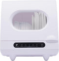 Portable Countertop Dishwashers, 5 Wash Programs Mini Dishwasher, Compact Dishwashers for Apartments Dorms Boats Campers Rvs, 15.7x15.7x17.72in