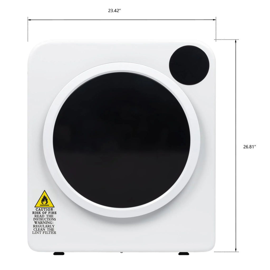 UBesGoo 6 kg 240 V White Electric Compact Clothes Dryer