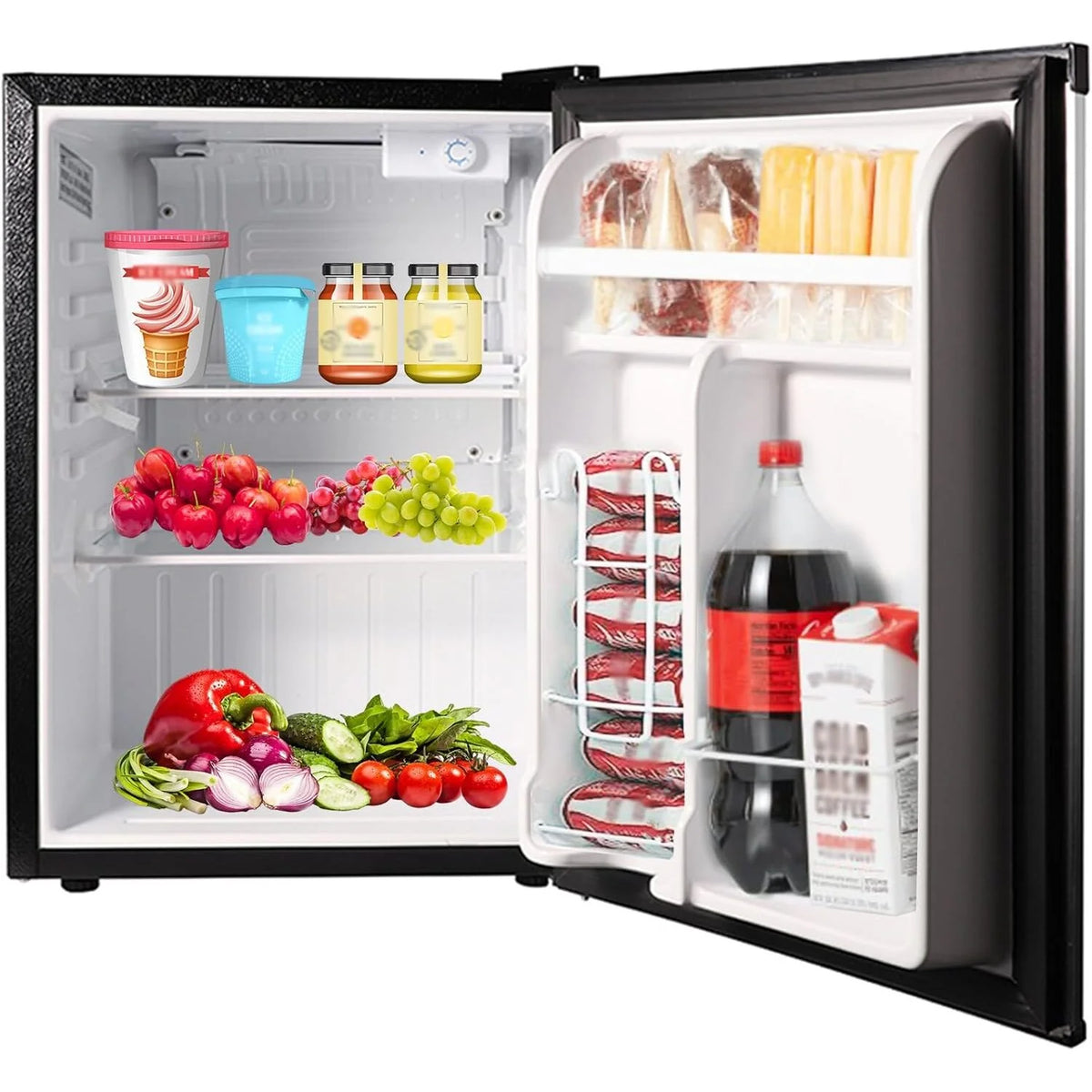 Conserv 2.6 cu.ft. Stainless Compact Refrigerator with Reversible Door