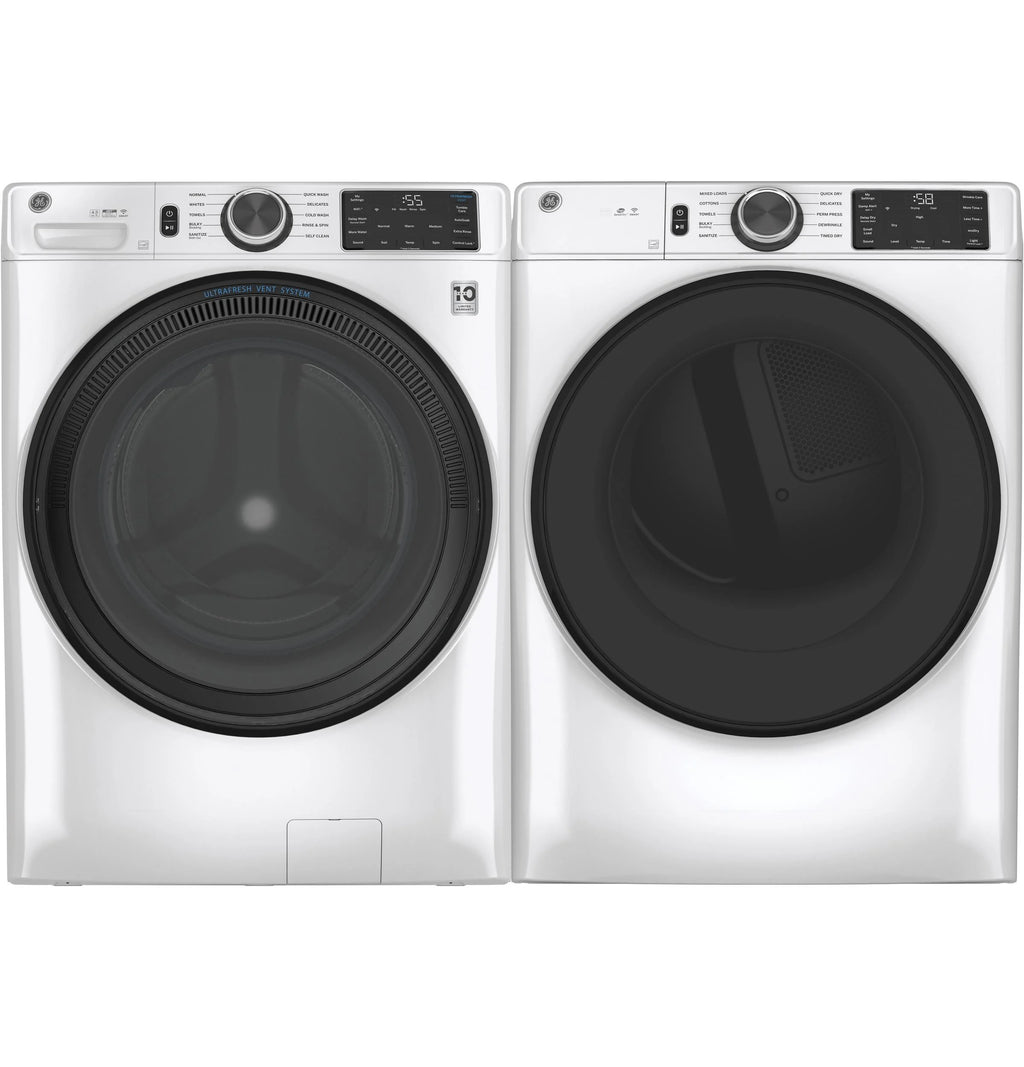 GE? 7.8 cu. ft. Capacity Smart Front Load Electric Dryer