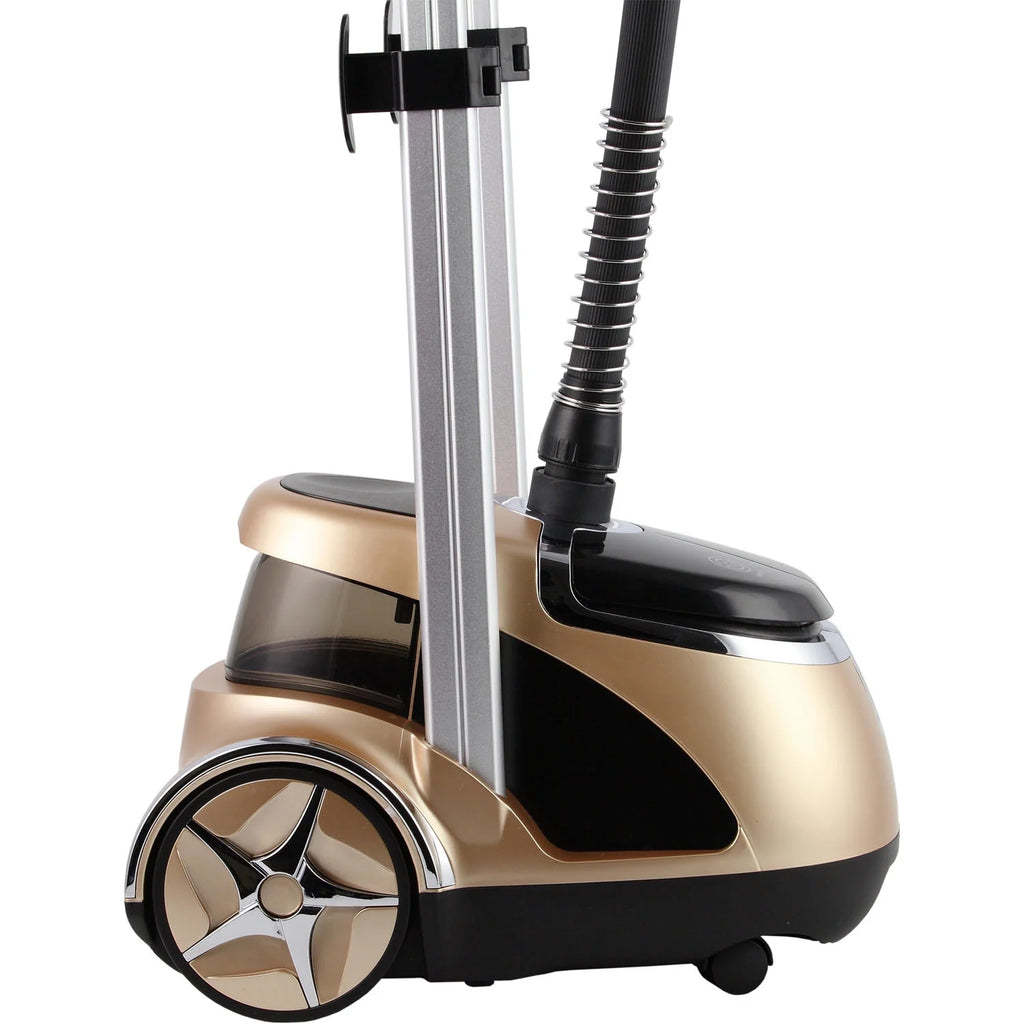 SALAV? Professional Series Garment Steamer with Stainless Steel Plated Nozzle in Gold