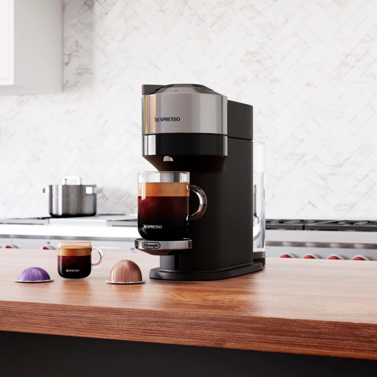 Nespresso Vertuo New Next Coffee and Espresso Maker by DeLonghi, Dark Gray, Single-Serve Brewers