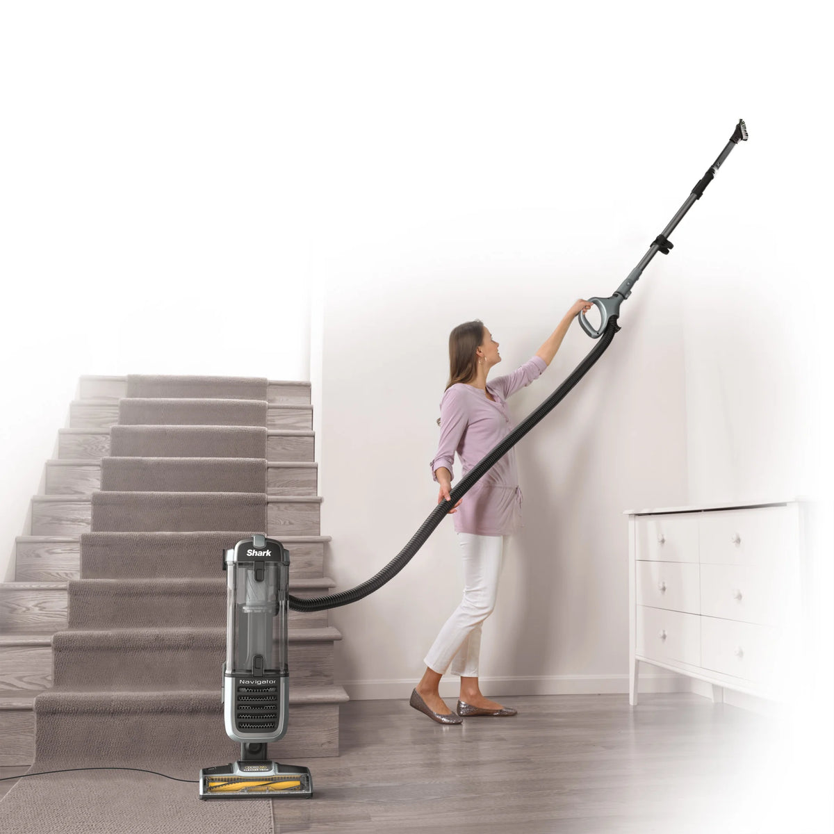 Shark Navigator Pet Pro Upright Vacuum Cleaner - Self-Cleaning Brushroll, 3XL Capacity, HEPA Filter
