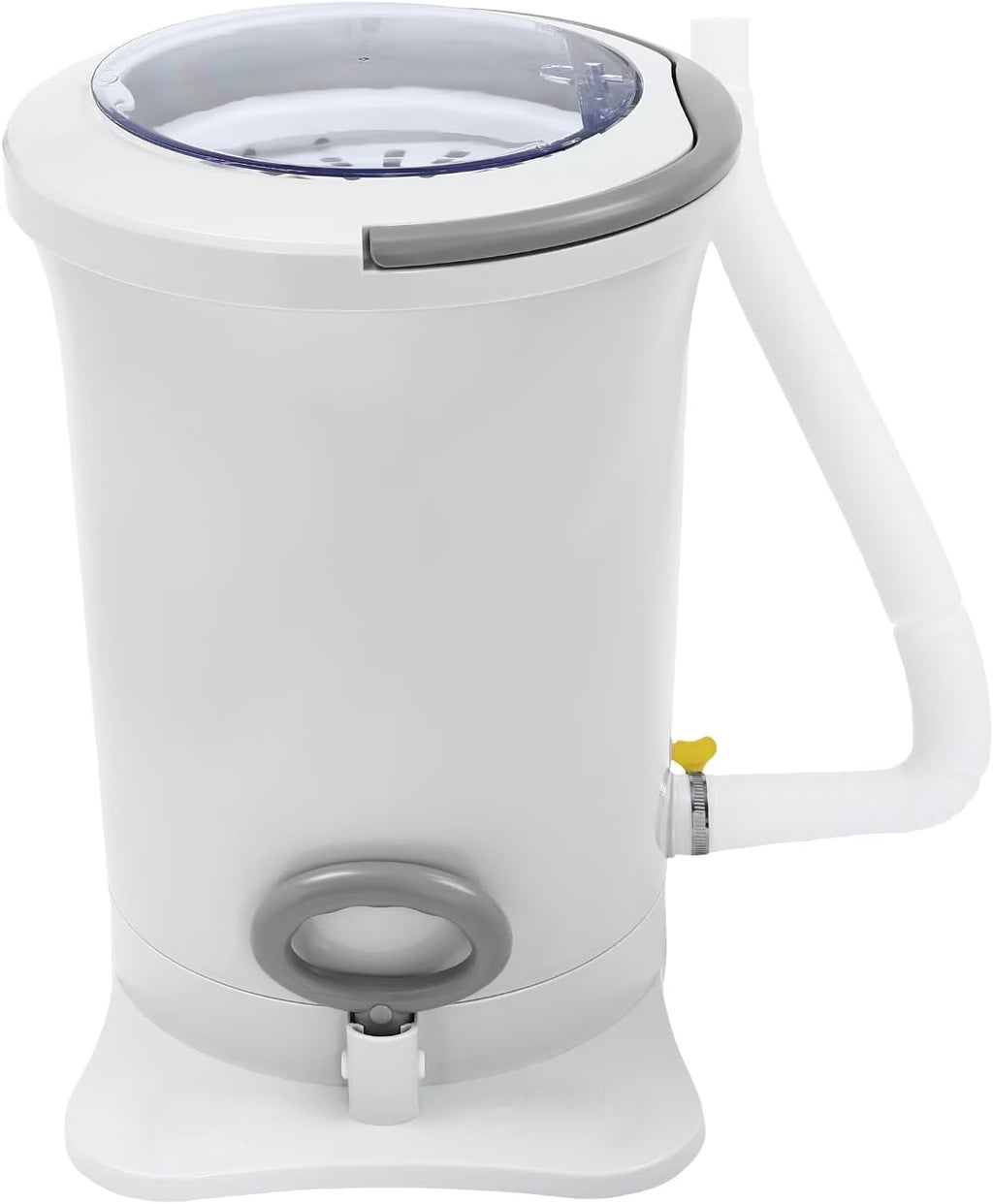 Manual Clothes Dryer Spinner, Portable Non electric Manual Clothes Spinner Laundry Dryer Machines for Camping, Traveling, Hotel, RV, Apartment (Apricot)