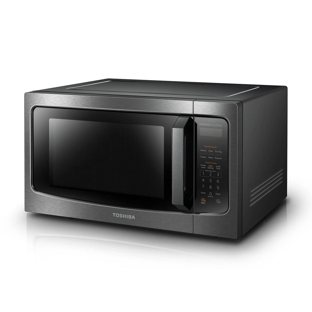 Toshiba 1.2 cu ft Countertop Microwave Ovens in Stainless Steel