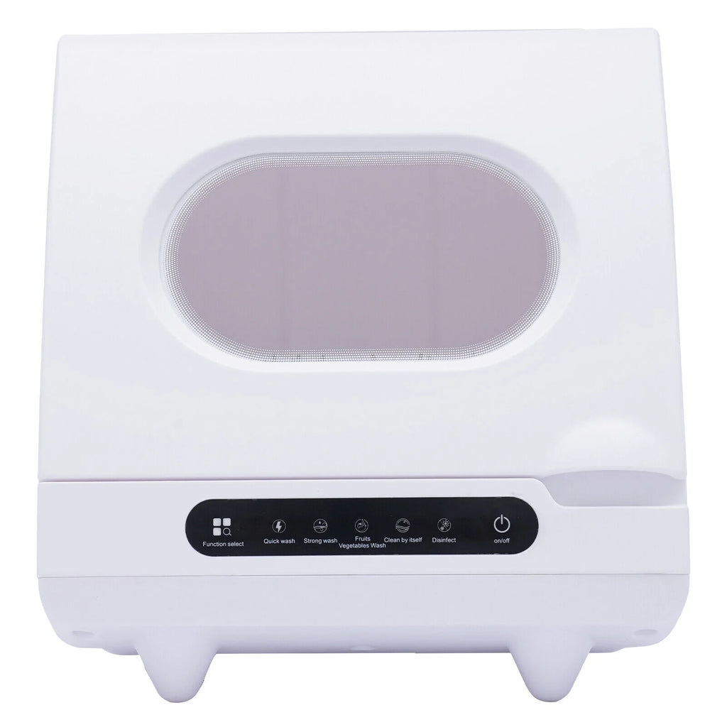 1200W Portable Countertop Mini Dishwasher Dish Washing Machine 5 Washing Program for cleaning dishes, vegetables, fruits
