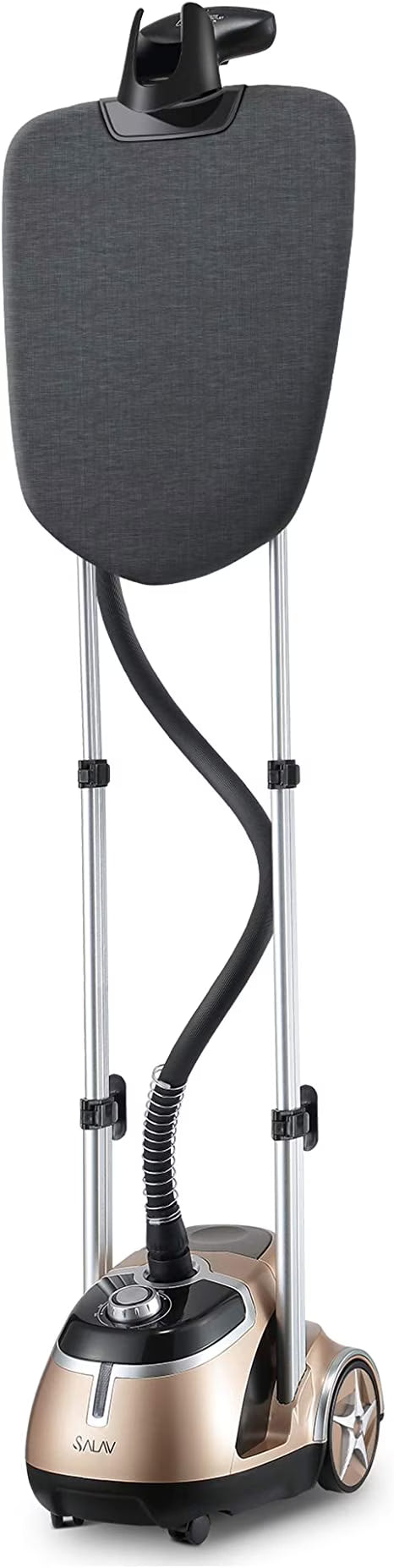 SALAV? GS44-DJ GOLD 1500W Garment Steamer Built in Ironing Board, Gold & Black