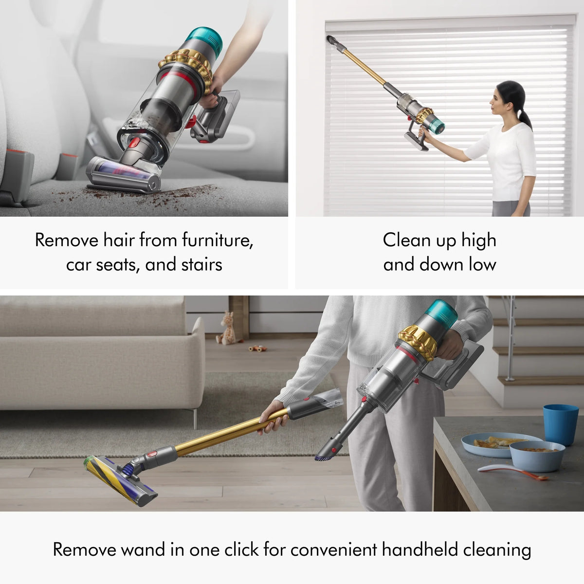 Dyson V15 Detect Absolute Vacuum | Iron/Gold | New