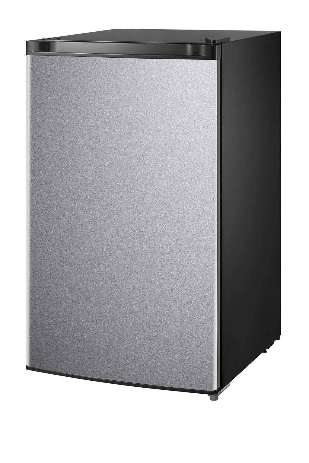 Mainstays 4. 4 Cu. ft. Single Door Mini Refrigerator, Stainless Steel Look