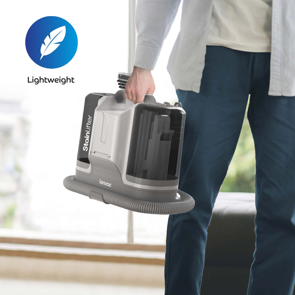 Ionvac Stain Lifter 12kPa Suction Portable Carpet and Upholstery Cleaner Vacuum, Gray