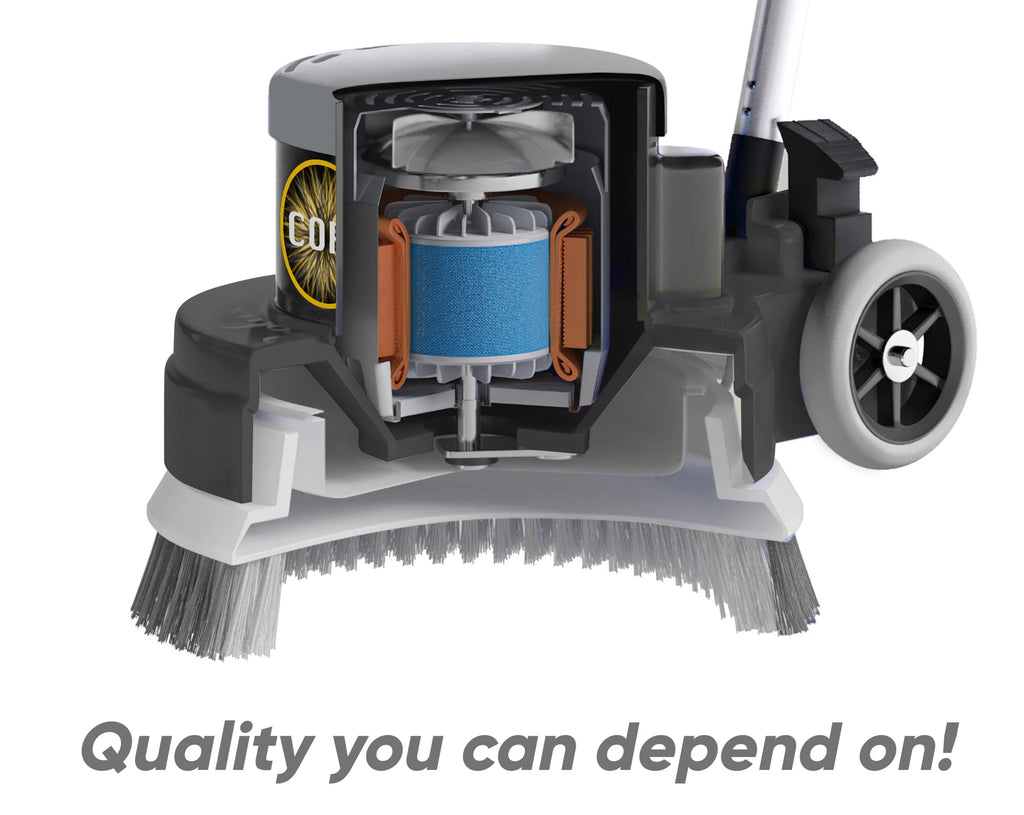 Prolux PLC15 15" Loaded Heavy Duty Single Pad Commercial Polisher Floor Buffer Machine Scrubber Loaded