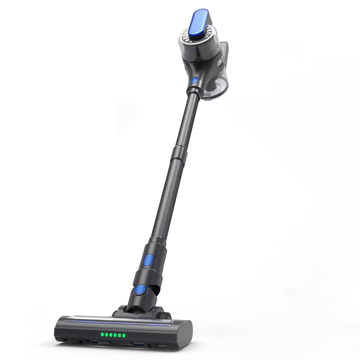 Cordless Vacuum Cleaner, 23kPa, Lightweight Stick Vacuum for Hard Floor, Carpet, Pet Hair, 55 Mins Runtime, Blue