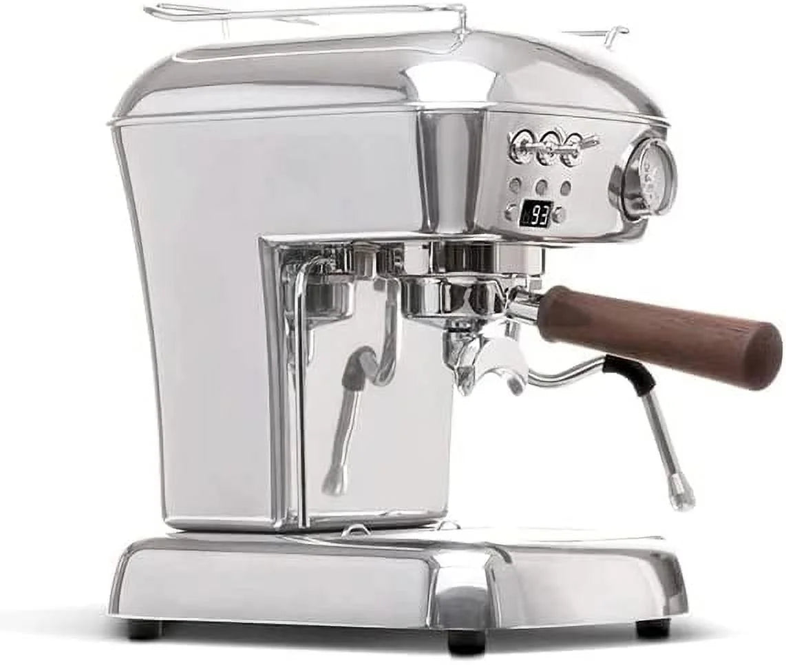 Ascaso Dream PID Programmable Home Espresso Machine w/ Volumetric Controls | 120V | Walnut | Anthracite Gray