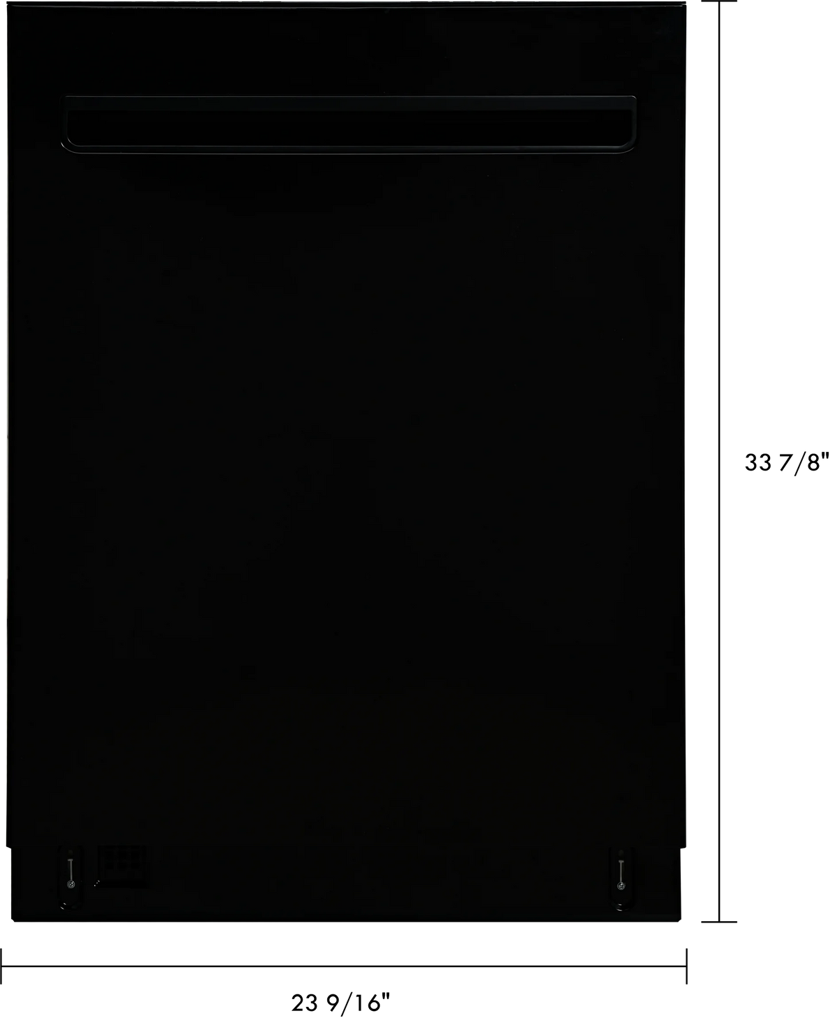 Kenmore 02214639 24" Built-in Stainless Steel Tub Dishwasher, Removeable 3rd Rack, SmartWash, Black