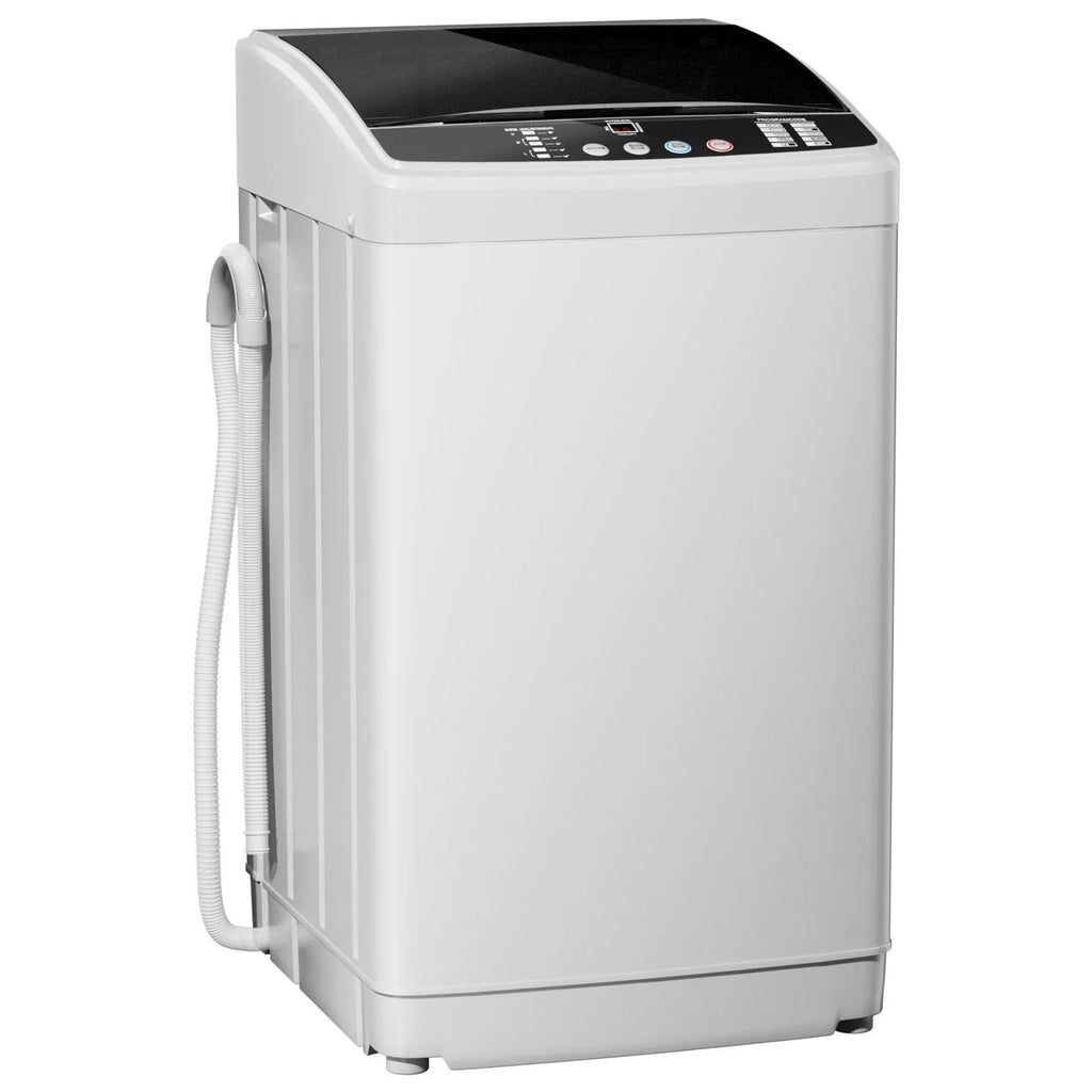 TABU Washer and Dryer Set, 19LBS Fully Automatic Washing Machine & 8.8LBS Clothes Dryer (White&White)