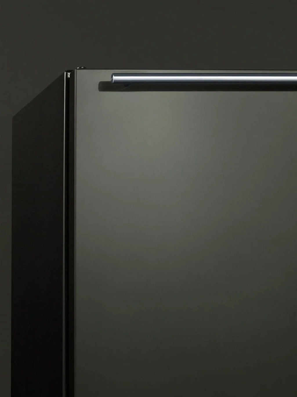 24" Wide Built-In All-Freezer With Icemaker- Black Stainless Steel