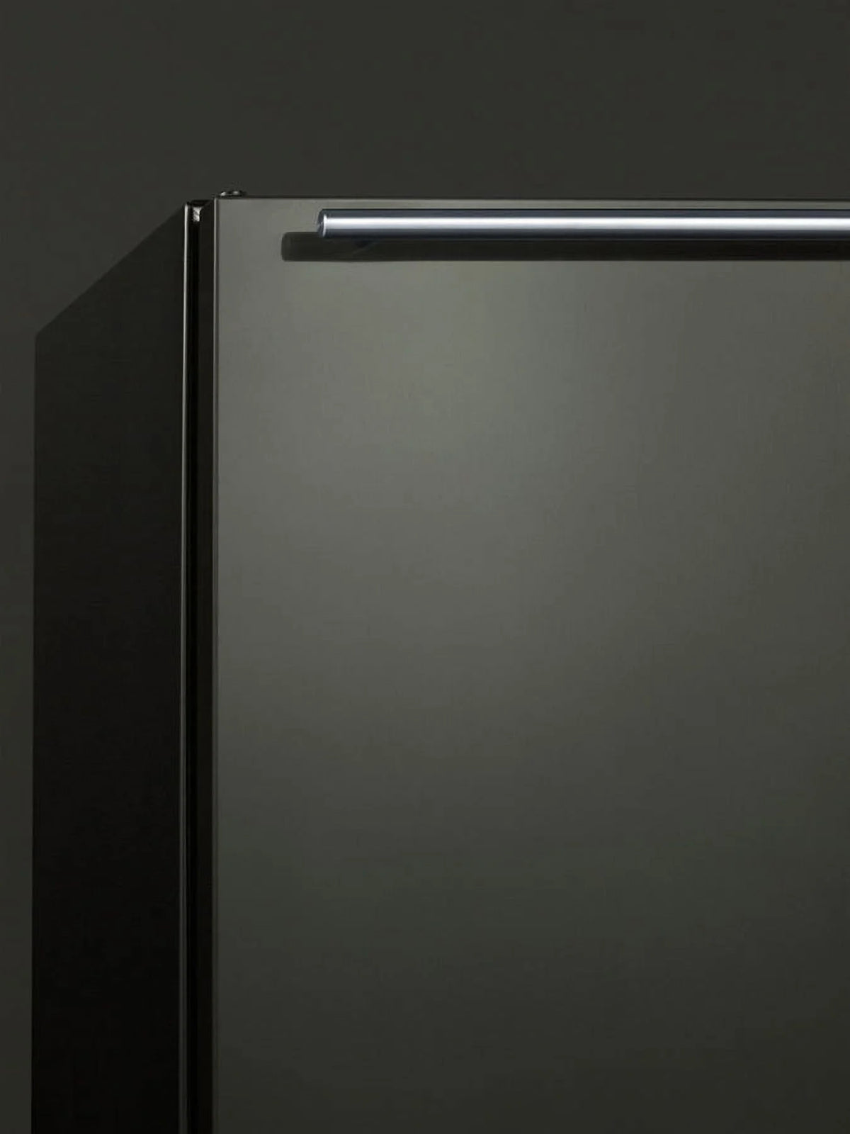 24" Wide Built-In All-Freezer With Icemaker- Black Stainless Steel