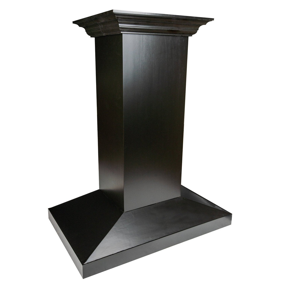 ZLINE 30 in. Wooden Island Mount Range Hood in White - Includes 760 CFM Motor