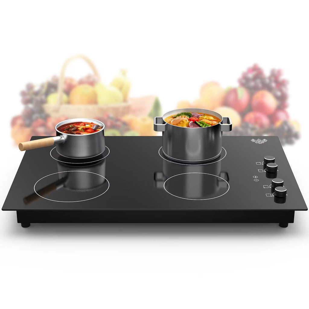 VBGK Induction Cooktop 30 inch 5 Burner Electric Hot Plate for Cooking Electric Induction Cooktop 240v, 99 Minutes Timer and Auto Shutdown Induction Burner,Child Lock