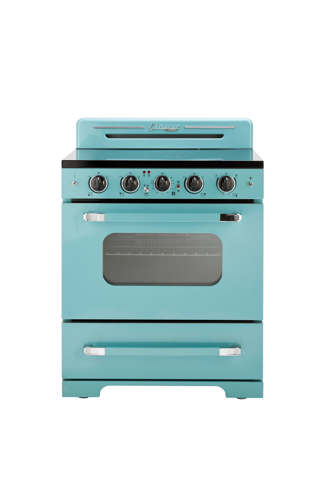 Unique Appliances Oven 30.0 in 3.9 cu/ft Electric Freestanding Range in Marshmallow White
