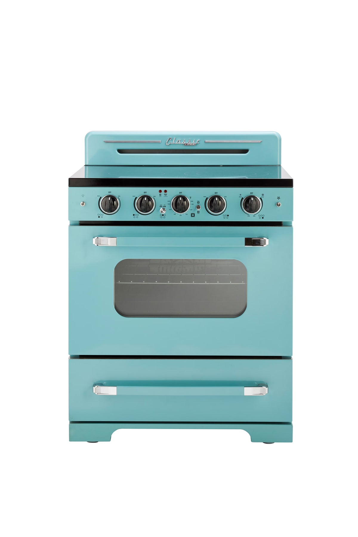 Unique Appliances Oven 30.0 in 3.9 cu/ft Electric Freestanding Range in Marshmallow White