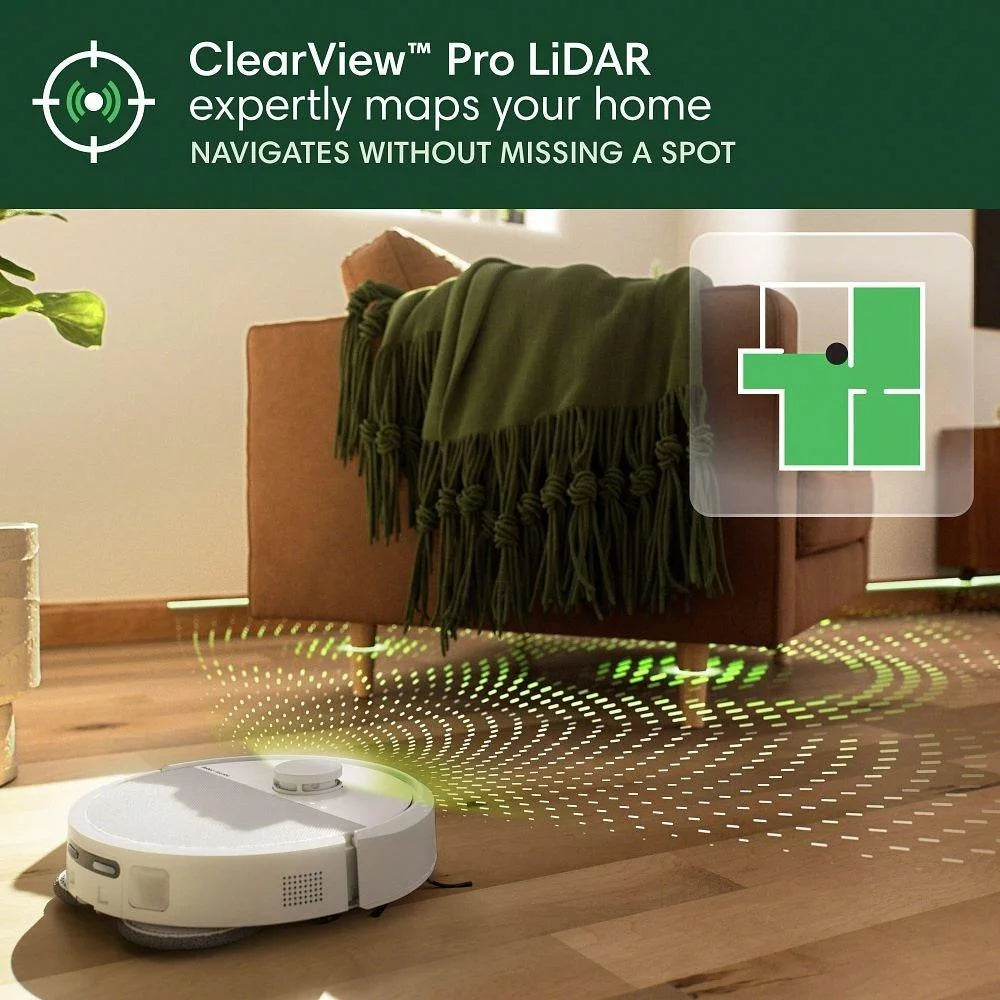iRobot Roomba Plus 505 Combo Robot Vacuum & Mop + AutoWash Dock - WHITE EDITION