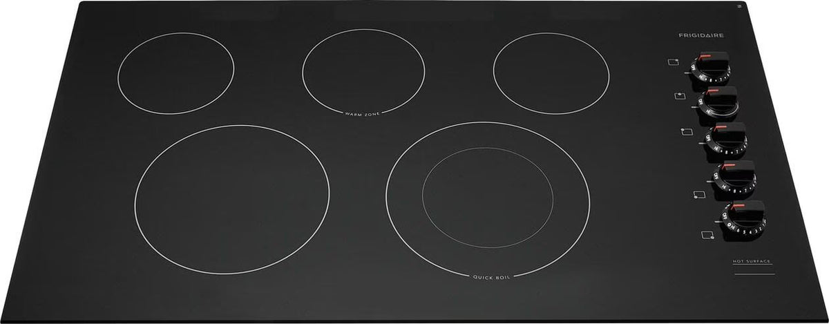 Frigidaire Ffec3625u 37" Wide 5 Burner Electric Cooktop - Black