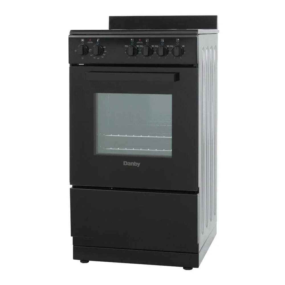 Danby DER20V1B 2.05 Cu. Ft. Black Freestanding Electric Range