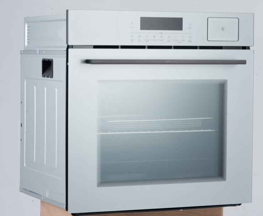 Huisuilinss 24" Single Wall Oven,Built-in Electric Ovens,240V,3000W, 2.5Cu.Ft,70L Capacity,Convection Wall Oven in Stainless Steel, Touch Control, Timer, Safety Lock