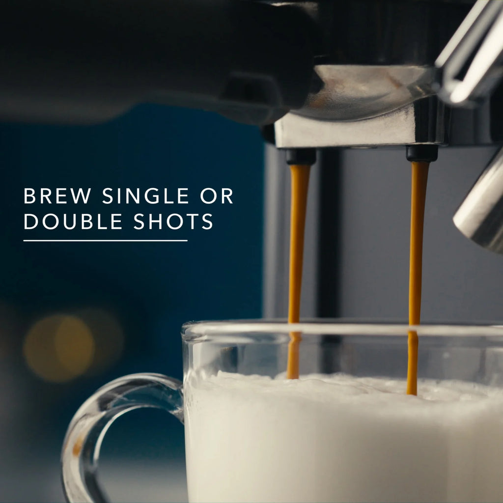 Mr. Coffee One Touch CoffeeHouse+ Espresso, Cappuccino, and Latte Maker, White