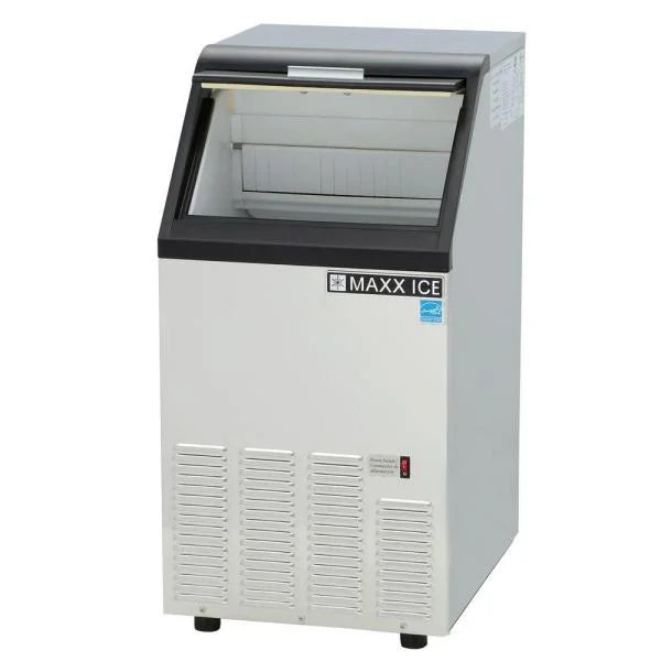 Edgecraft MAXX ICE Self-Contained Bullet Dice Ice Maker, 75 Lb, Silver