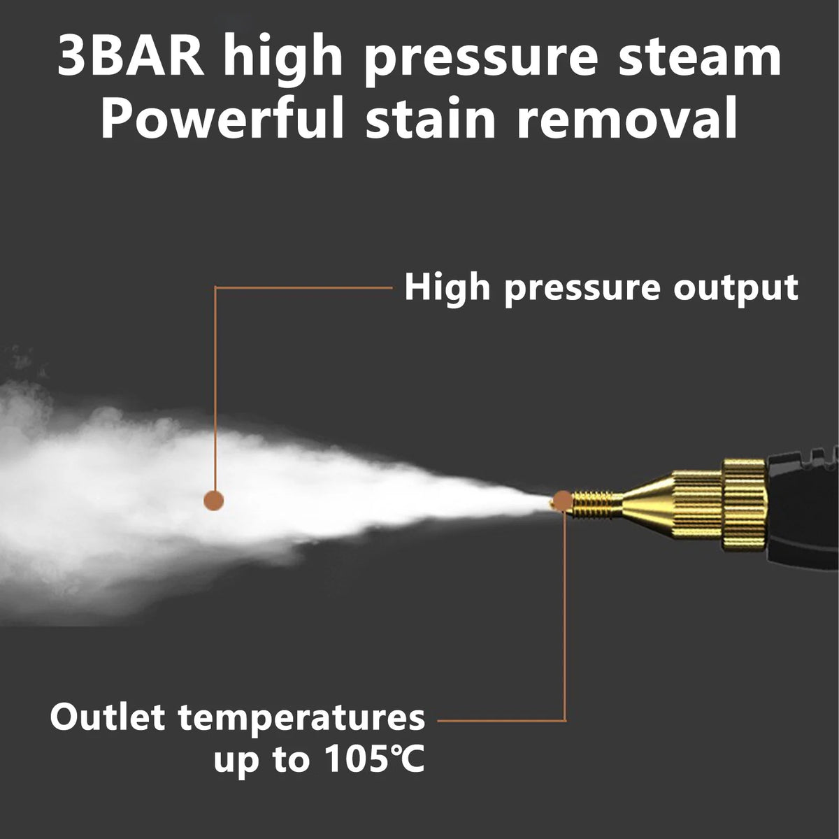 Cailmei Household High Temperature And High Pressure Cleaning Small And Portable Kitchen Decontamination Cleaning Red Free Size