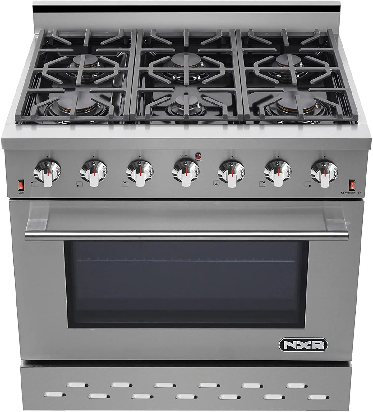 NXR Range 36�?5.5 cu ft Gas Range in Stainless Steel