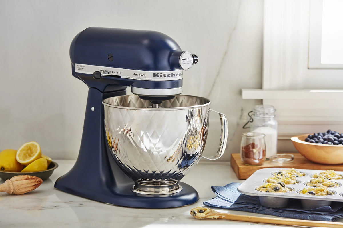 KitchenAid 5 Quart Tilt Head Quilted Stainless Steel Bowl, KSM5SSBQB
