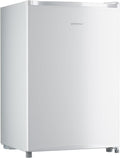 Upstreman 3.0 Cu.ft Compact Upright Freezer, Freestanding Mini Freezer Stainless Steel Single Door Stand Up Freezer with Reversible Door, UP30 White