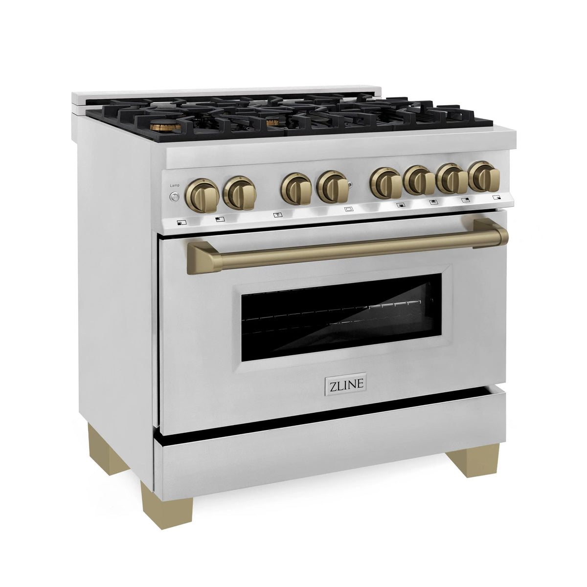 ZLINE KITCHEN AND BATH RAZWM36G professional gas range