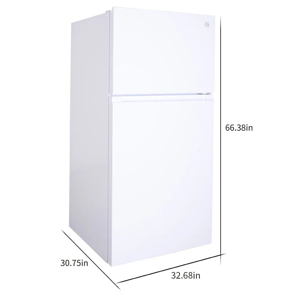 Kenmore 33-inch 20.4 Cu. ft. ENERGY STAR? Standard Refrigerator/Freezer w/Icemaker, Stainless Steel