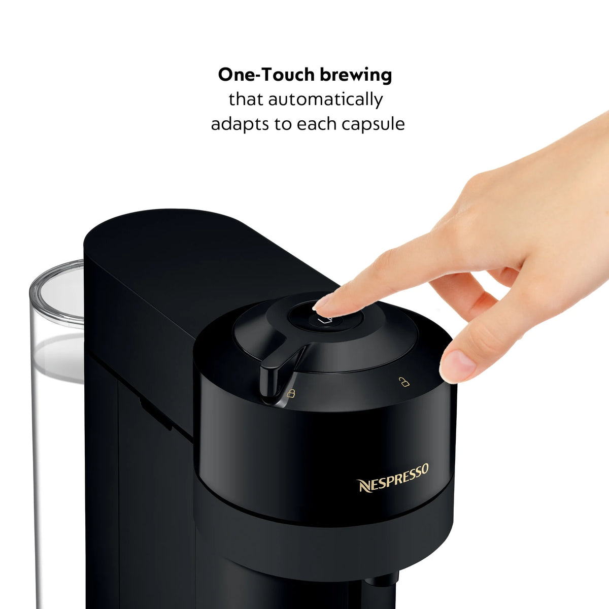 Nespresso New Vertuo Next 19-Bar, 1-Cup Black Espresso Machine