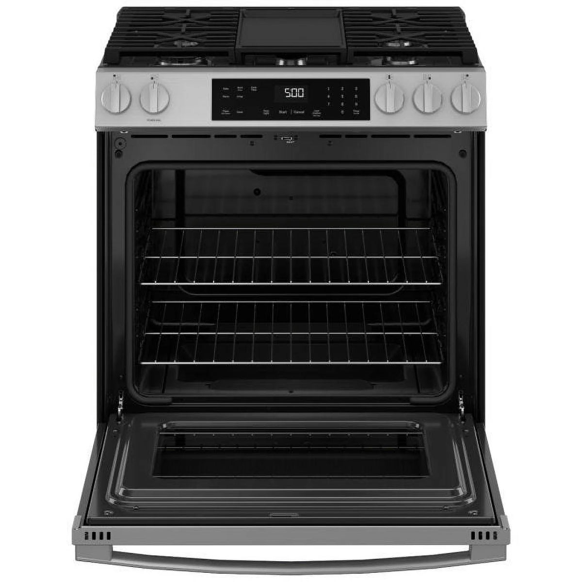 GE 30" Slide-In Front-Control Gas Range GGS500PVSS