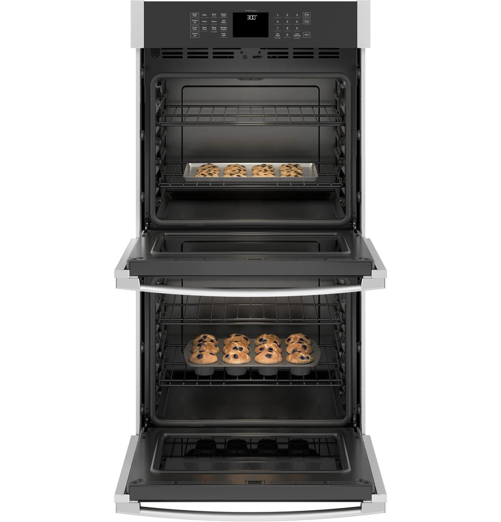 Ge Jkd3000 27" Wide 8.6 Cu. Ft. Double Electric Oven - Stainless Steel