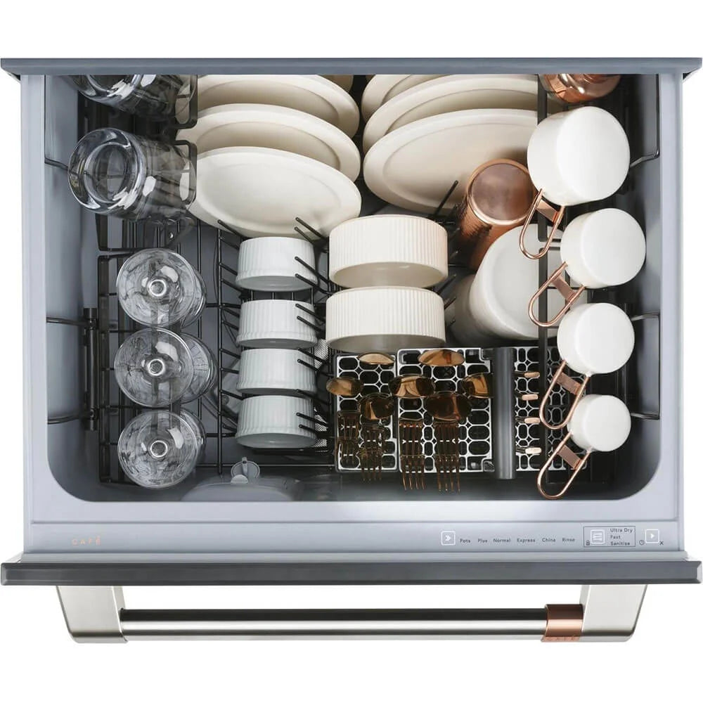 Café CDD420P3TD1 49 dBA Matte Black Double Drawer Dishwasher