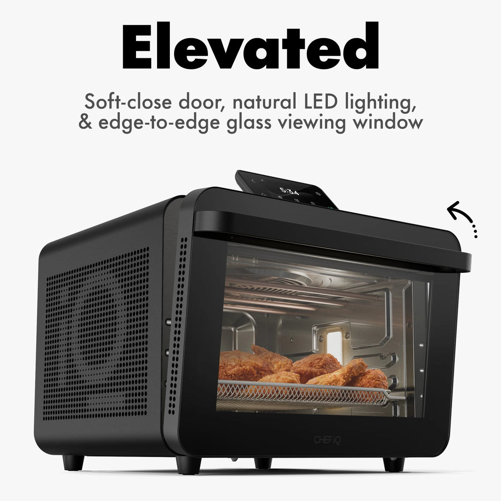 CHEF iQ MiniOven 25-Quart Countertop Oven with Touchscreen Controls - Black