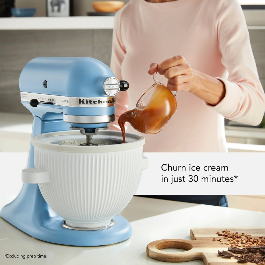 KitchenAid 2-Qt White Ice Cream Maker Attachment, KSMICM