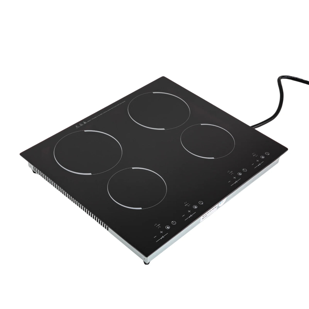 110V Electric Cooktop, Built-in Cooktop 3000W, Electric Stove Top with 4 Electric Burners, 9 Heating Level, Kid Safety Lock, Sensor Touch Control