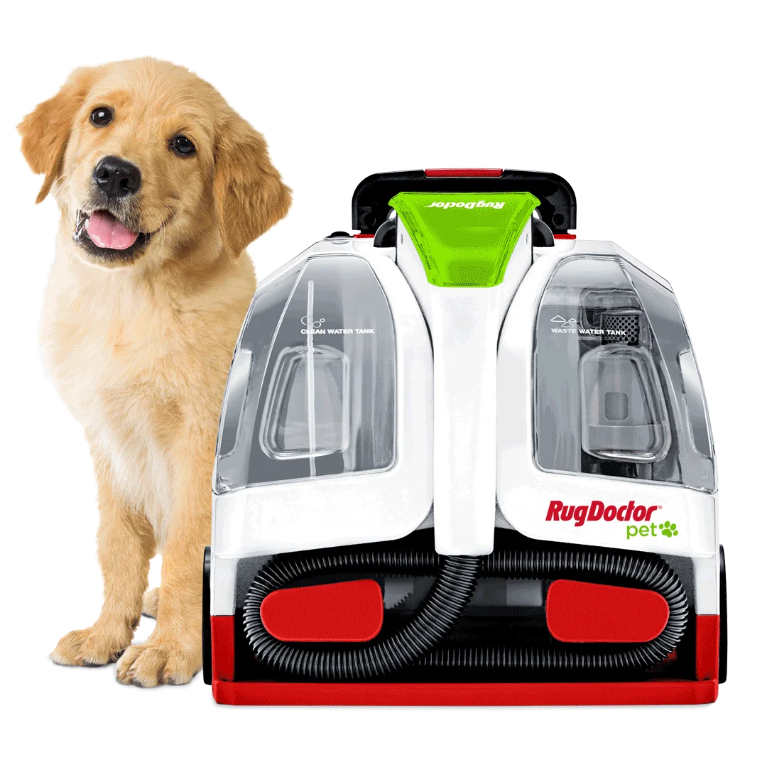 Rug Doctor Pet Portable Spot Cleaner, 2X Suction Power*, Lightweight Pet Carpet Cleaner Machine, Pro-Grade Power Removes Stains & Odors from Rugs, Carpets And Upholstery