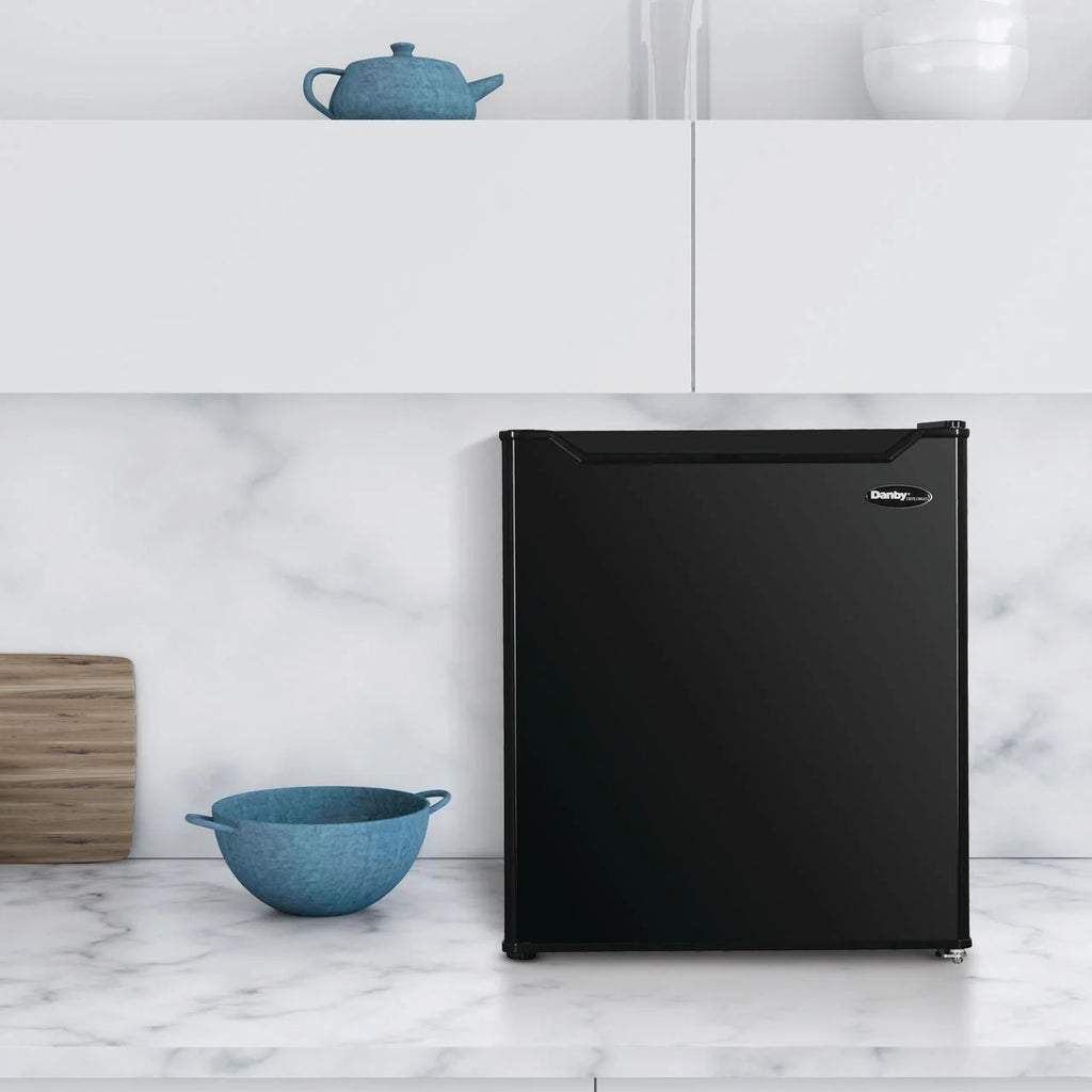 Danby Designer DAR016B1BM-6 1.6 Cu.ft. E-Star Rated Countertop Mini All Refrigerator, in Black