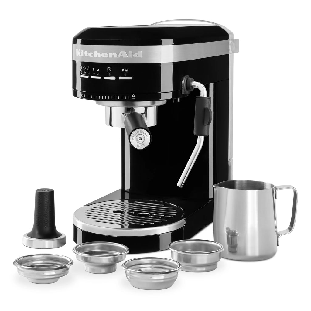 KitchenAid Metal Semi-Automatic Espresso Machine, Empire Red, KES6503