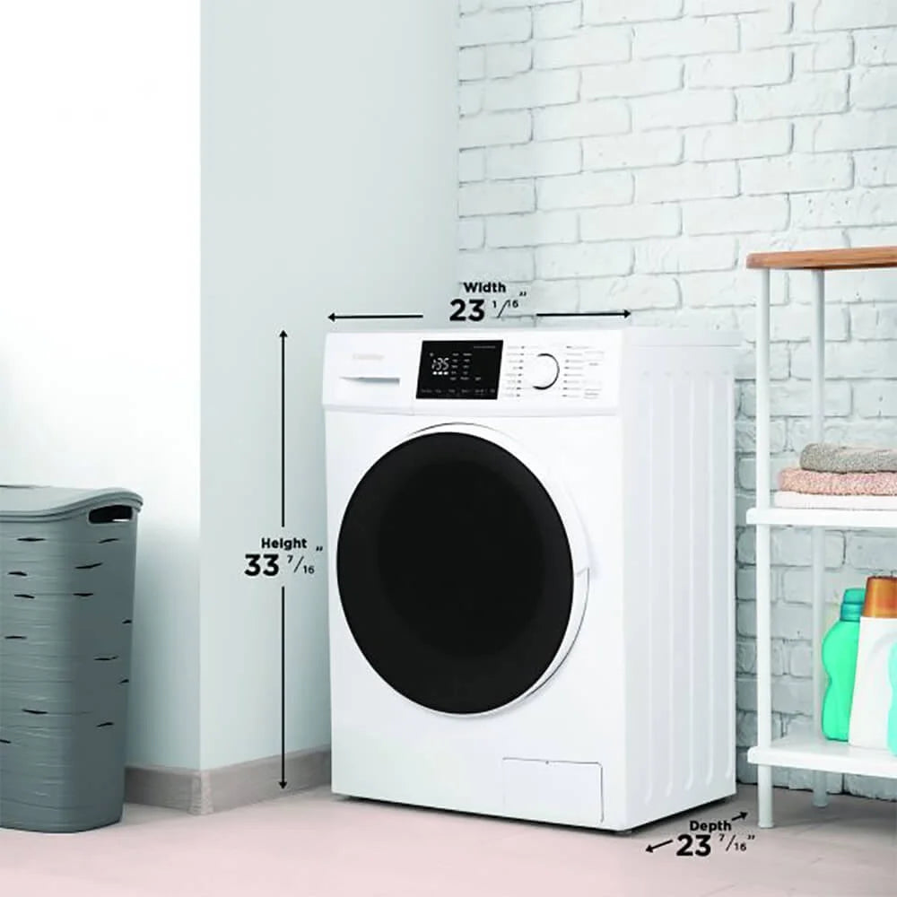 Danby DWM120WDB-3 2.7 Cu. ft. All-In-One Vent-less Washer/Dryer Combo in White