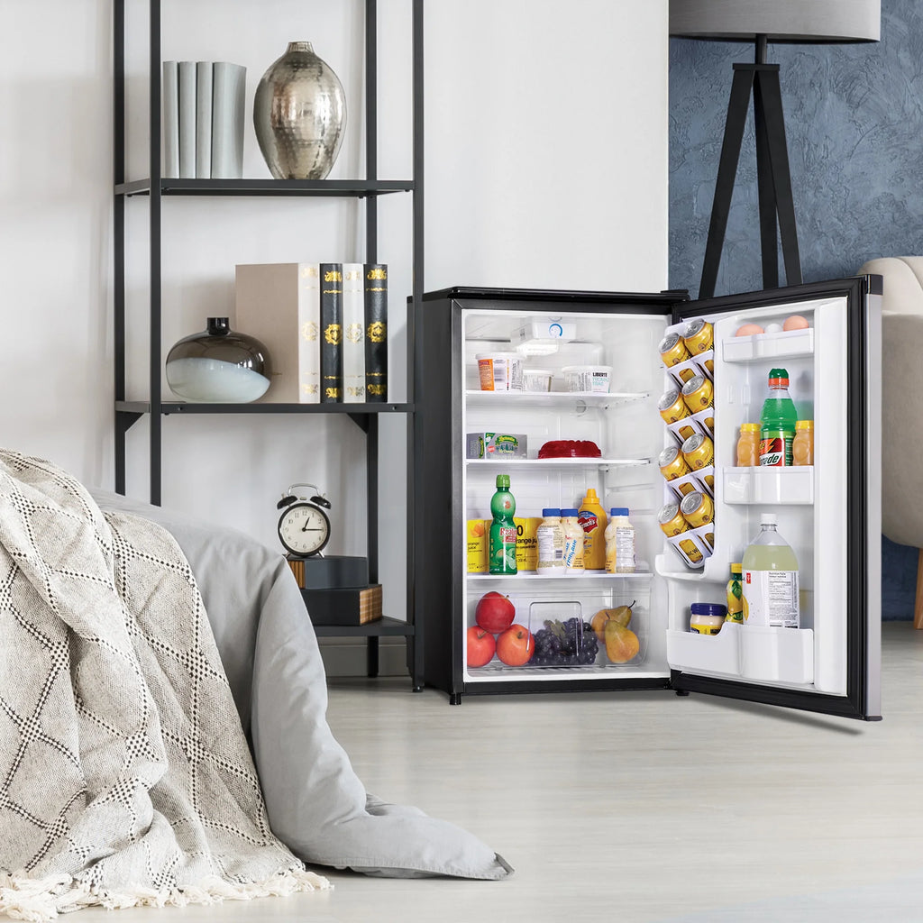 Danby 4.4 cu. ft. Compact Fridge in Stainless Steel (DAR044A4BSLDD)